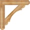 Ekena Millwork Olympic Craftsman Rough Sawn Bracket, Western Red Cedar, 6"W x 38"D x 38"H BKT06X38X38OLY04RWR - alternate 4